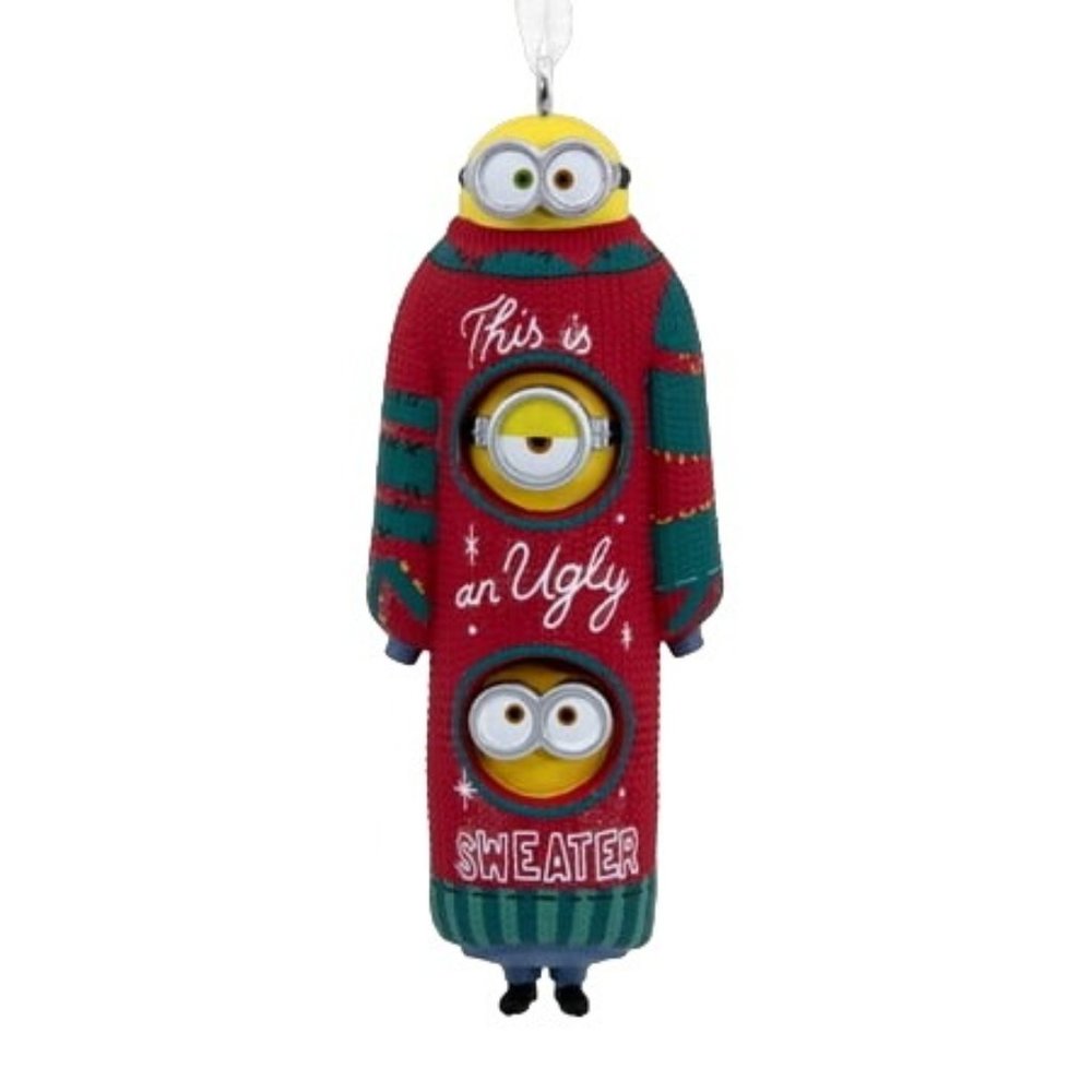 Hallmark Minion Ugly Sweater Tree Ornament